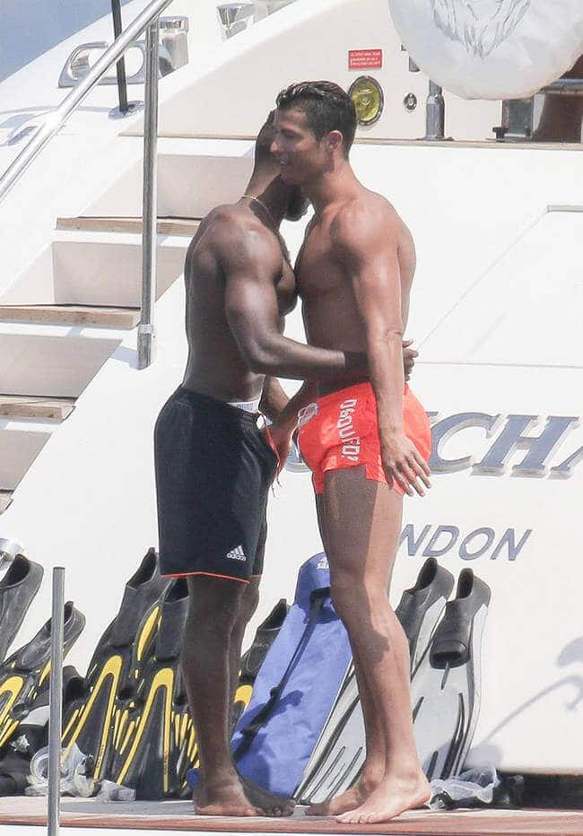 Cristiano Ronaldo kisses his gay boyfriend from morocco