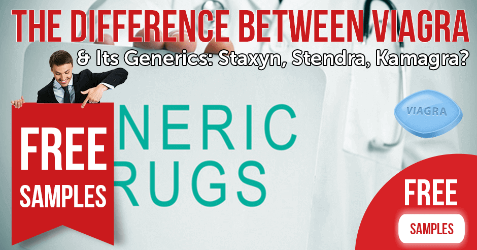 What's the difference between Viagra and its generics: Staxyn, Stendra & Kamagra