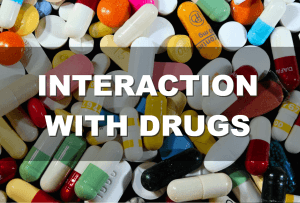 Interaction with drugs